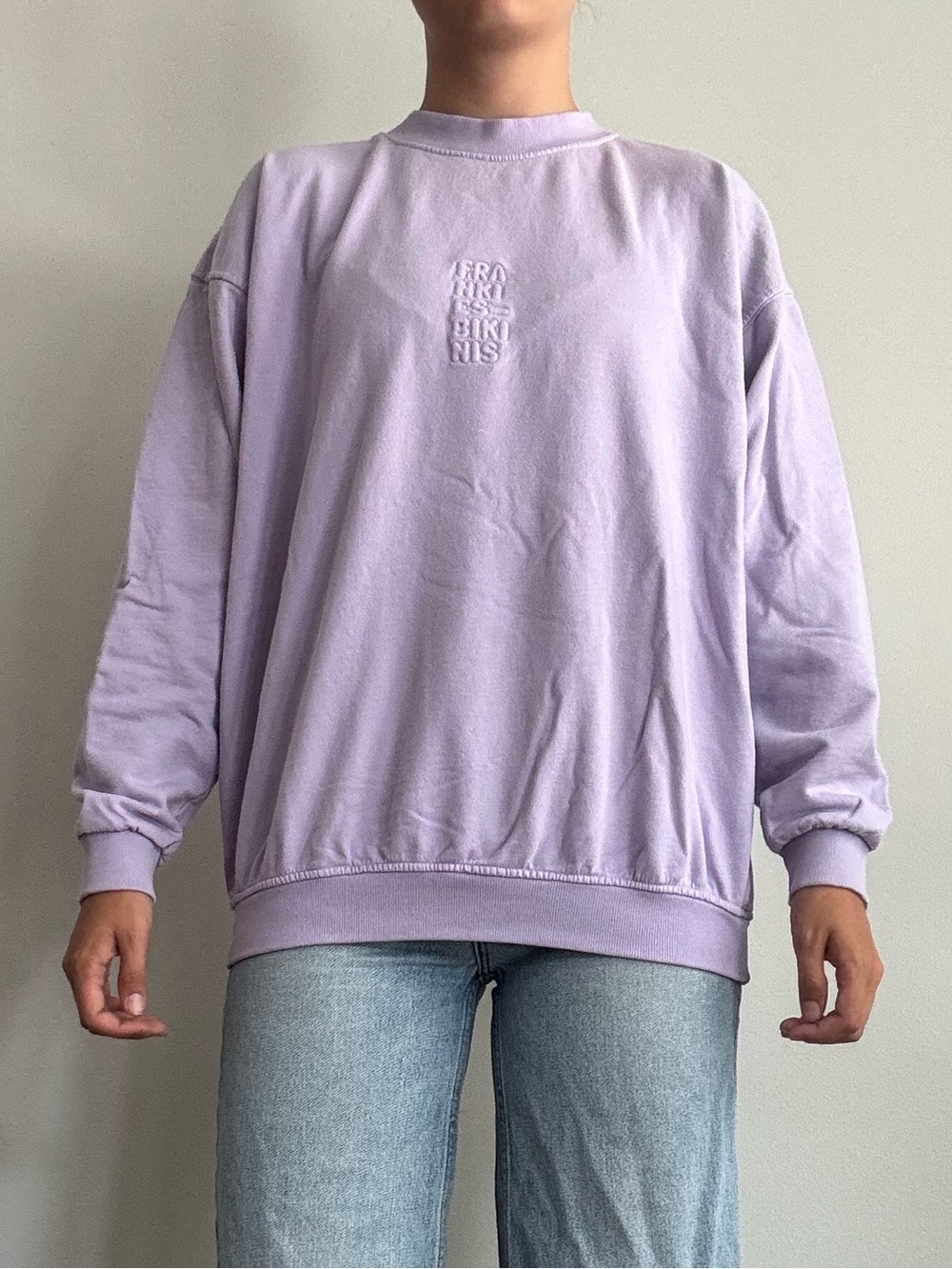 Frankie’s Bikinis sweatshirt